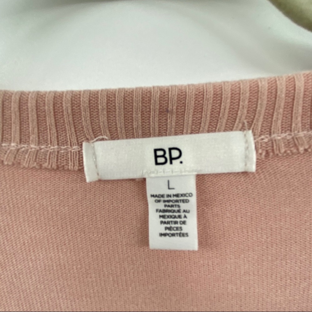 BP | V Neck Top in Pink Smoke NWT | Large - Picture 3 of 5
